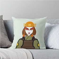 Suki Avatar the Last Airbender Throw Pillow