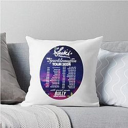 Suki Waterhouse Tour List Throw Pillow 2024