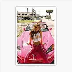 Suki : Fast and Furious Pink Sticker