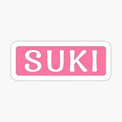 Suki Name Sticker