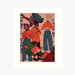 Sk8 Buddies - Suki Sokka Art Print