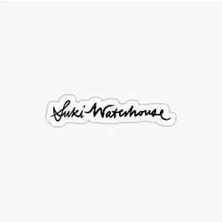 Suki Waterhouse Handwritten Logo Sticker