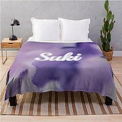 Custom Personalized Suki Throw Blanket