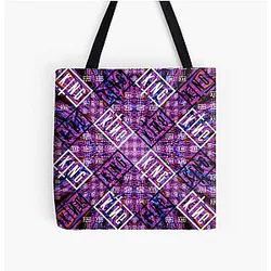 Sullivan King Festival Fanart Pink Kaleidoscopic Tie Dye Tote Bag