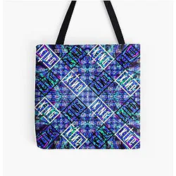 Sullivan King Blue Tie Dye Fan Art Tote Bag