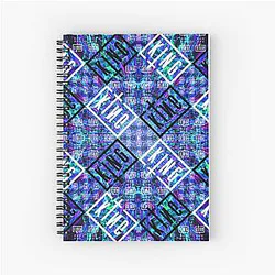 Sullivan King Blue Tie Dye Fan Art Notebook
