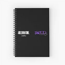 Sullivan King Merch Let's Get Loud Shirt Spiral Notebook