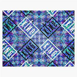 Sullivan King Blue Tie Dye Fan Art Jigsaw