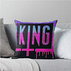 Drippy Sullivan King Festival Art Throw Pillow