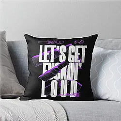 Sullivan King Merch Let's Get Loud Throw Pillow