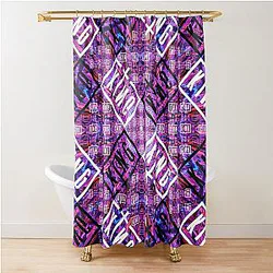 Sullivan King Festival Fanart Tie Dye Shower Curtain