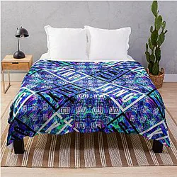Sullivan King Blue Tie Blanket