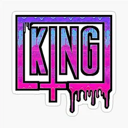 Drippy Sullivan King Festival Sticker