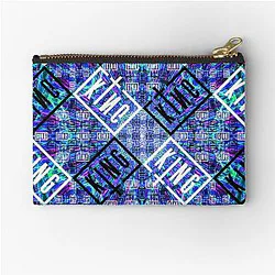 Sullivan King Blue Tie Dye Fan Art Zipper Pouch