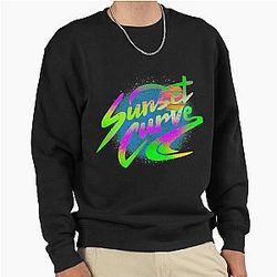Vintage Retro Sunset Pullover Sweatshirt