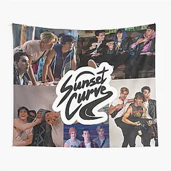 Sunset Curve Collage from JATP Tapestry