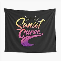 Vibrant Retrospective Sunset Tapestry