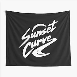 Sunset curve shirt, Julie and phantoms Tapestry