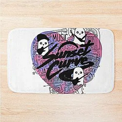 Sunset Curve Logo Lukes Reggie Bath Mat
