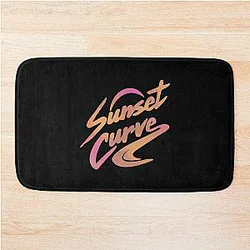Sunset Curve Bath Mat