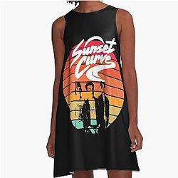 Sunset Curve Band, Julie & The Phantoms A-Line Dress