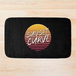 Sunset Curve Bath Mat