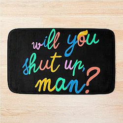 Sunset Curve shirt Bath Mat