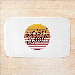 Sunset Curve Bath Mat