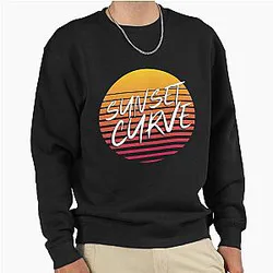 Sunset Curve Pullover Sweatshirt