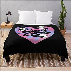 Sunset Curve Logo Throw Blanket