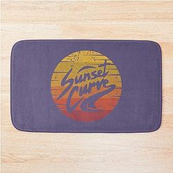Sunset Curve T-Shirt & Bath Mat