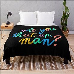 Sunset curve shirt, Julie and phantoms band Throw Blanket