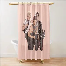 Sunset Curve Julie Phantoms Shower Curtain