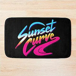 Sunset Curve Bath Mat