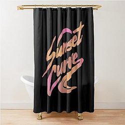 Sunset Curve Shower Curtain