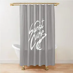 Sunset Curve band tour logo Shower Curtain