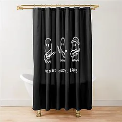 Sunset Curve Shower Curtain 1995