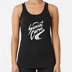 Sunset Curve Racerback Tank Top