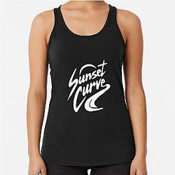 Sunset Curve Band Tour Racerback Tank Top