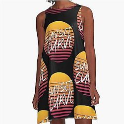 Sunset A-Line Dress