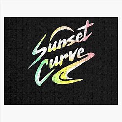 Sunset Curve Rainbow Jigsaw Puzzle