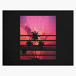 Sunset Curve Band - Sunset Beach Jigsaw Puzzle