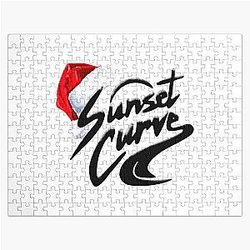 Sunset Curve Christmas Jigsaw Puzzle