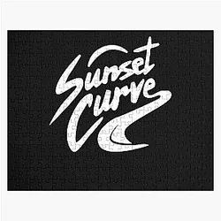 sunset curve logo Jigsaw Puzzle