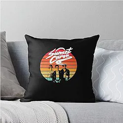 Sunset Curve Band, Julie and the Phantoms Throw Pillow