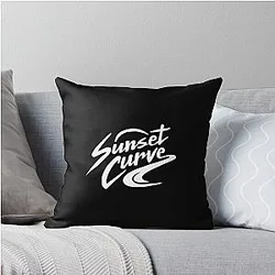 Sunset Curve Merch - Julie and the Phantoms Netflix Merchandise Throw Pillow