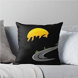 Sunset Curve, Julie and the Phantoms Throw Pillow