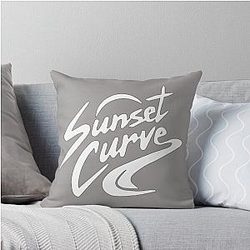 Sunset Curve band tour logo Throw Pillow -> 
Sunset Curve band tour Throw Pillow