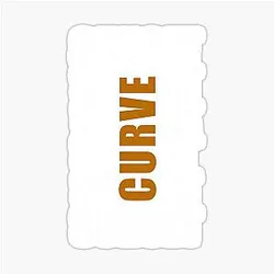 Sunset Curve Logo Sticker