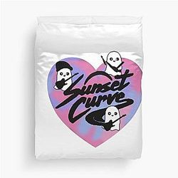 Sunset Curve Logo Duvet Cover Luke Reggie Alex